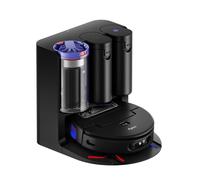 Dyson Spot+Scrub™ AI, aspirateur robot laveur sec et humide, rouleau humide auto-nettoyant, 4× puissance d’aspiration sur tapis, vidage automatique, élimination des taches par IA (Noir/Bleu)