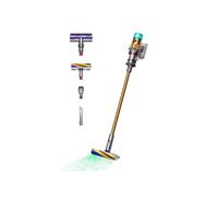 Dyson V12 Detect Slim Absolute Aspirateur-balai 2en1 Sans sac Or, autonomie 60 min, filtre HEPA, technologie cyclonique, 150 AW, écran LCD