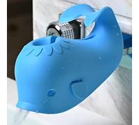 DYSONGO Housse de robinet de baignoire bébé baleine bec couvercle doux et sûr pour enfants Bleu