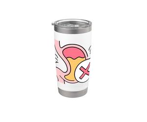 Dyspepsie de l'indigestion Gobelet isotherme en acier inoxydable double paroi