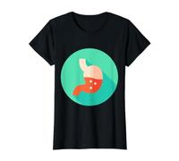 Dyspepsie de l'indigestion T-Shirt Graphique avec Valeur, Femme, Noir, M