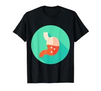 Dyspepsie de l'indigestion T-Shirt Graphique avec Valeur, Homme, Noir, M