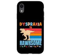 Dyspraxia is Awesome Dinosaure de Sensibilisation à la dyspraxie pour garçons et Filles Coque pour iPhone XR