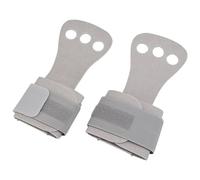 DystopiaWorld Gants de gymnastique faciles à enfiler et à enlever pendant les exercices (gris)