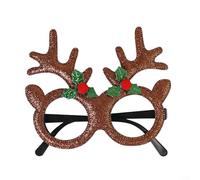 DystopiaWorld Lunettes légères à paillettes avec thème festif - Accessoires pour fêtes de Noël et réunions de famille (4#)