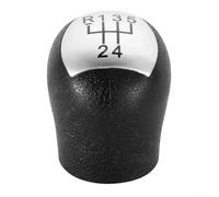 DystopiaWorld Pommeau de levier de vitesse pour Renault Clio II MK2, Twingo, Kangoo, ABS Levier de changement de vitesse pour un look amélioré (Argent)