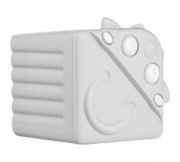 DystopiaWorld Protection magnétique pour coins de fenêtre - Pliable - Pare-chocs de sécurité pour les maisons de bébé - Protection des bords en caoutchouc souple - Bleu, gris, rouge - 8,3 cm (gris)