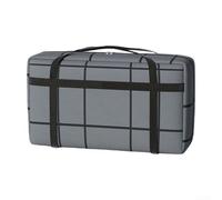 DystopiaWorld Sacs de rangement, 3 tailles M/L/XL, boîtes de rangement à fermeture éclair pour vêtements, tissu non tissé imperméable, poignées épaisses, design empilable, pour déménagement, voyage