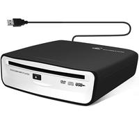 Dytabepl Lecteur CD de voiture, port USB, lecteur CD, DVD, dish box, lecteur externe pour voiture, chaîne stéréo, ordinateur portable ou téléviseur, interface autoradio pour navigation avec Android