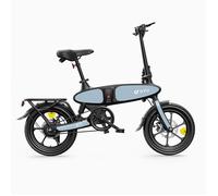 DYU C2 16"" Folding Electric Bike, 250W 48V 7.5AH, Disc Brakes, Noir