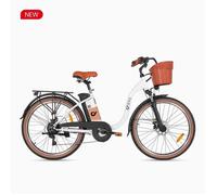 Dyu C6 Pro 26inch City Electric Bike 36v 15.6ah 250w 25km/H 80km Multicolore