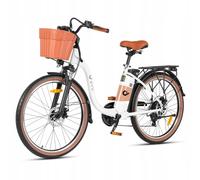 Dyu C6 Pro Vélo Électrique Urbain 26 Pouces 36 V 15,6 Ah 250 W Vitesse Maximale 25 Km/H Autonomie 80 Km Freins À Disque Suspension Avant