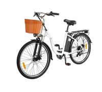 DYU C6 Vélo Électrique 350W Moteur Vitesse Max 25km/h 36V 12.5AH Blanc