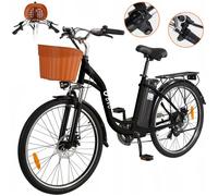 DYU - C6 -Vélo Électrique - Roues 26"" - Moteur 350W - Batterie 36V 12.5Ah - 7 vitesses