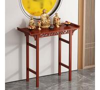 DYUNCZ Autel Bouddhiste sur Pied, Table D'autel Bouddhiste Personnelle avec Rangement, Étagère pour Bouddha, Idéale pour Les Temples Bouddhistes, et Les Halls D'entrée(80x35x100cm)