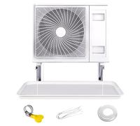 DYUNCZ Bac de Récupération Des Condensats, Bac D'égouttement pour Climatiseur avec Tube de Vidange, Plateau Collecteur D'eau PP5, Bac À Eau for Unité Externe du Climatiseur ( Color : 1-5P/100*43cm , S