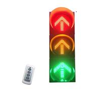 DYUNCZ Feu Tricolore 200 mm, Feu de Signalisation a LED avec Télécommande, Feu de Signalisation a Flèche Rouge, Jaune et Verte, Feux de Signalisation for Piétons