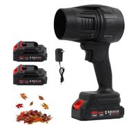DYUNCZ Souffleurs de Feuilles Portatif avec 2 Chargeurs 48 V, Mini Souffleur Turbo, Dépoussiéreur Ultra-Puissant 130 000 TR/Min, Vitesse Réglable