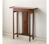 DYUNCZ Table D'autel avec Rangement, Table D'entrée, Autel Bouddhiste avec Tiroir, Console Étroite et Longue, Meuble de Méditation/Pooja, for Salons, Sanctuaires, Temples(88x30x108cm)