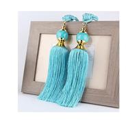 DYYEUAVT 1 Paire d'embrasses de Rideaux avec Pampilles, Boule de Cristal, Corde, Support de Rideaux à Franges, Corde à Boucle, Accessoires de décoration de Salle(1)