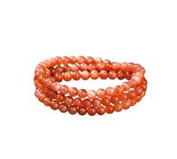 DYYEUAVT Bracelet à breloques multicouches doré naturel pour femme avec perles de pierres précieuses faites à la main, taille unique, Agate