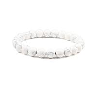 DYYEUAVT Bracelet de perles de 6 mm, 8 mm, 10 mm - Bracelet à breloques pour couple - Pour femme et homme, taille unique, 8 mm, Agate