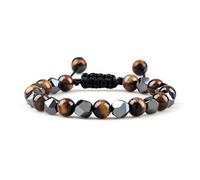 DYYEUAVT Bracelet de perles irrégulières en pierre naturelle de 8 mm pour femmes, hommes, couples, yoga, bijoux, taille unique, Agate