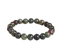 DYYEUAVT Bracelet élastique en pierre naturelle pour femme et homme - Bijoux porte-bonheur - Cadeau spécial, taille unique, Agate