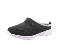 DYYEUAVT Chaussures d'hiver en Coton for Hommes et Femmes, antidérapantes, Pantoufles de Maison Souples, for Couples, Diapositives en Fourrure Confortables(Gray,44)