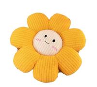 DYYEUAVT Coussin Fleuri Super Doux, décoration Solaire, for Baie vitrée, canapé, Bureau, Chambre à Coucher(Yellow)