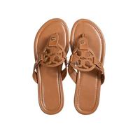 DYYEUAVT Flip-Flops Women's Summer Outer Wear Retro Slippers Comfortable Holiday Sandals(Brown,37)