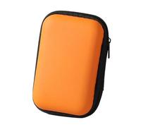 DYYEUAVT Mini Sac numérique, Chargeur, câble de données, Stockage, Disque U, écouteurs Portables, Petit(Orange)
