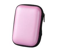 DYYEUAVT Mini Sac numérique, Chargeur, câble de données, Stockage, Disque U, écouteurs Portables, Petit(Pink)