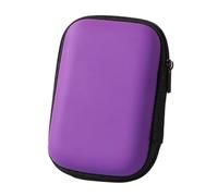 DYYEUAVT Mini Sac numérique, Chargeur, câble de données, Stockage, Disque U, écouteurs Portables, Petit(Purple)