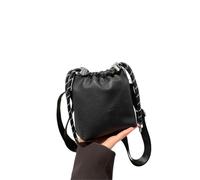 DYYEUAVT Mini sac seau en cuir léopard for femme, sac à bandoulière, petit sac for téléphone, sac à bandoulière avec cordon de serrage, large sangle(Color4)