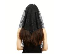 DYYEUAVT Mode mariage femmes Hijab Wrap Triangle châle fleur dentelle foulards dame foulards accessoires féminins(QL003-01)
