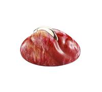 DYYEUAVT Pochette ovale en forme de coquille d'œuf avec perles beiges, sac à main for femme, idéal for une soirée, un mariage ou une plage.(MULTI)