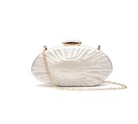 DYYEUAVT Pochette scintillante avec chaîne en métal - Élégante pochette de soirée en strass for femme, idéale for un mariage, une fête ou un bal.(Pink)