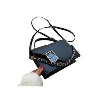 DYYEUAVT Sac à main rétro de styliste for femmes, sac bandoulière avec chaîne, sacoche rabat for filles, petits sacs carrés(Black)