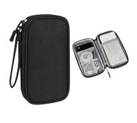 DYYEUAVT Sac de Rangement de Voyage for câbles, Pochette de Transport, Portable, étanche, à Une Seule Couche(Single Layer-Black)