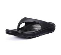 DYYEUAVT Women's Orthopedic Sandals With Arch Support Recovery Flip Flops Pillow Soft Summer Beach Shoes House Bathroom Slippers(Black,37)