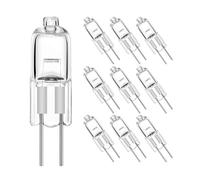 DYYK Ampoule halogène G4 12V 5W 10W 20W 35W 50W, Lot de 10 ampoules halogènes G4, Globe lumineux, lampe LED à double broche JC, blanc chaud, lampe de remplacement (Size : 20W)