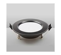 DYYK LED Downlight 12V étanche IP65 7W 9W 12W 15W 3W 5W Noir plafonnier Spot for Salle de Bain éclairage extérieur et intérieur(Warm White 3000K,12W 12V)