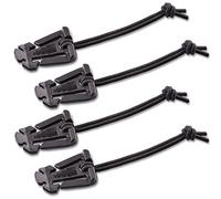 DYZD 4 pcs Molle Web Dominators avec Cordon élastique, Durable, Outil de Gestion de Sangle Tactique, Sac à Dos Accessoires, Tactical Gear Clip, Fermeture Multipurpose,