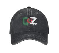 DZ Algérie Drapeau de Baseball décontracté Drapeau de Baseball pour Adolescents Unisexes Sport d’été en Plein air Chapeau de Routier Casquette de crème Solaire Tendance