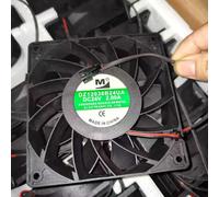 DZ12038B24UA 120mm 24V 2.00A 120x120x38mm double roulement à billes ventilateur de refroidissement haut débit d'air sans brosse for onduleurs fréquence(Black Plug)