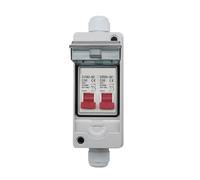 DZ30-32 1P+N Circuit Breaker 16A 20A 25A 32A Din Rail Mounting Cutout Miniature Household Air Switch Combiner Box AUOQKQUT(32A)