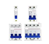 DZ47 1-4 Pole 3A/6A/10A/16A/20A/32A/40A/50A/63A 400V C Type Circuit Breaker MCB 35mm Din Rail Breaking Capacity 6KA NWPNLXEA(B,16a)