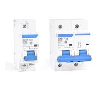 DZ47-125 MCB 1-4 pôles 63 80 100 125 A Interrupteur d'air à quatre phases CA 230/400 V 63-125 amp DIN Rail Type C Mini disjoncteur 1 unité (4P, 80 A)