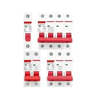 DZ47 1P 2P 3P 4P 3A-63A AC 230V 400V Type C Mini Disjoncteur MCB Protection Contre Les Surcharges Courtes Montage Sur Rail Din Capacité De Rupture(2P,20A)